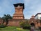 Tower islamic mosque or red minarets on kudus city