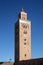 The tower of the Koutoubia Mosque in Marrakech