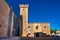 Tower of the Las Ciguenas Palace in Caceres, Extremadura, Spain