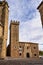 Tower of the Las Ciguenas Palace in Caceres, Extremadura, Spain