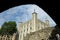 Tower of London, White Tower, viewed through arch