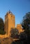 Tower of Medieval village of Peratallada, Baix Emporda, Girona,Spain