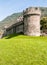 Tower of Montebello Castle in Belinzona, Switzerland