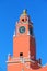 Tower of the monumental Clock of the City Hall of Merida, Yucatan, Mexico I