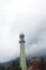 Tower mosque and sky