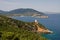 Tower near the sea. Capo Caccia. Sardinia island.