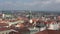 The tower of the old town Hall in the city panorama. Brno, Czech Republic