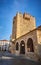 Tower of the Plaza Mayor in the old town of the monumental city of CÃ¡ceres