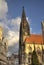 Tower of Saint Lamberti Church in Munster, Germany