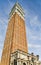 Tower of San Marco campanile in the sky, Venice