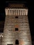 Tower of Settimo at night