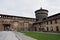 Tower of the Sforzesco Castle, in Milan, Italy