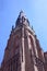 The tower of St. Mary\\\'s Church in Chojna (German: Marienkirche) - one of the largest Gothic churches in Poland.