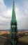 Tower of the St. Vitus cathedral in Prague Castle in Prague, Czech Republic