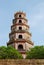The tower at Thien Mu pagoda in Hue, Vietnam