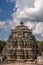 Tower top on one Vimana at Veera Narayana temple in Belavadi, Karnataka, India