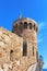 Tower in Tossa de Mar castle Vila Vella enceinte, Spain