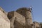 Tower with wall of the Citadel in the city center of Cairo