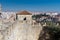 Tower and wall. Saint George\'s Castle.