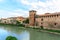 Tower and wall at Verona, Italy