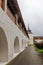 Tower and wall in Vvedensky Tolga convent in Yaroslavl, Russia