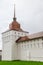 Tower and wall in Vvedensky Tolga convent in Yaroslavl, Russia