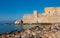 Tower and walls of Mamure kalesi, Mersin Province, Turkey