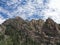 Towering mountains and cool clouds in Boulder, Colorado