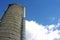 Towering Silo and Blue Sky