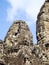 Towering stone faces at Cambodian temple