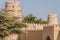 Towers of Al Jahili Fort in Al Ain, United Arab Emirat