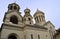 Towers on the Armenian Orthodox Church, Bucharest, Romania