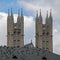 Towers Of The Basilica Of Our Lady Immaculate In Guelph, Ontario