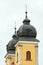 Towers of the cathedral city of Trencin in Slovakia