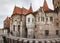 Towers of the Corvin Castle in Romania