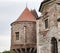 Towers of the Corvin Castle in Romania