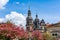Towers of Dresden Castle in spring, Germany