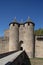 Towers of the fortress of Carcassonne (France).