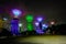 Towers of Gardens by the Bay in Singapore at Night