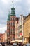 Towers of the Great Armoury building at the Main Town Old Town in Gdansk