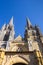 Towers of the historic cathedral of Bayonne