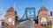 Towers of the Kaiser Wilhelm bridge in Wilhelmshaven