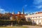 Towers of Lesser Quarter of Prague from Wallenstein Garden.