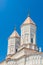 Towers of Monastery The Three Holy Hierarchs in Iasi, Romania