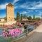 Towers near Barrage Vauban tourist landmark in Strasbourg