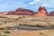 Towers of Red Sandstone in Utah