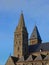 Towers of Saint James church in Ghent