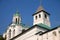 Towers of Spassky Monastery in Yaroslavl. Russia