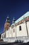 Towers and statues of the Basilica Archdiocese