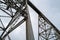 Towers supporting the Joso High Bridge that crosses the Snake River, Washington, USA